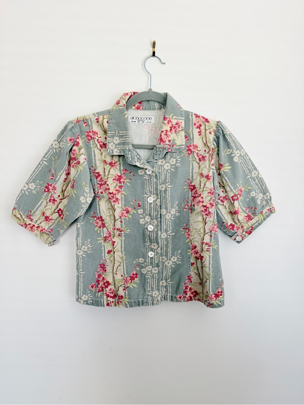 Vintage Floral Button-Up